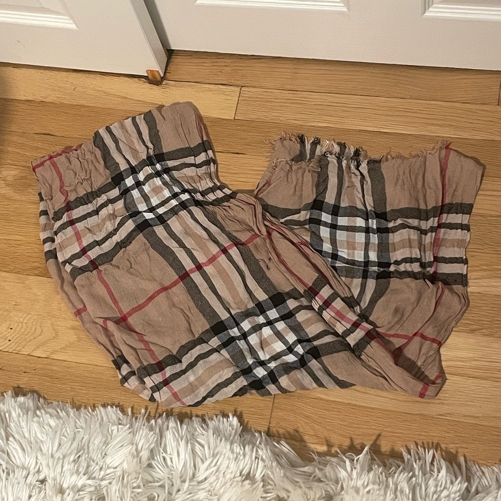 Plaid scarf